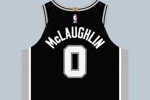 球衣记者：麦克劳林在马刺穿0号球衣 队史上一位是凯尔登-约翰逊