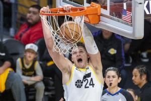 场均两双+2.4帽~爵士未来数月将决定是否交易凯斯勒 湖人垂涎已久